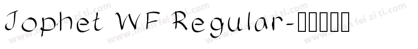 Jophet WF Regular字体转换